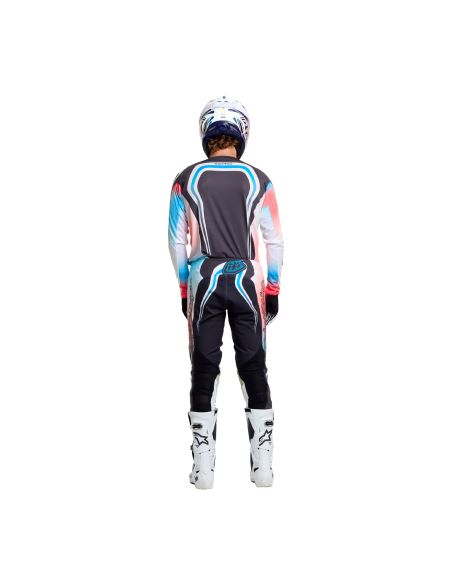 Tenue cross Troy Lee Designs 2027 SE Pro Wander - Blanc Gris métal