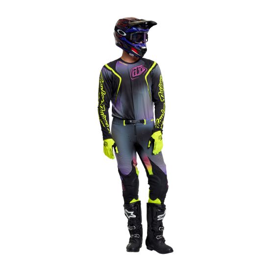 Tenue cross Troy Lee Designs 2027 SE Pro Wander - Noir Violet néon