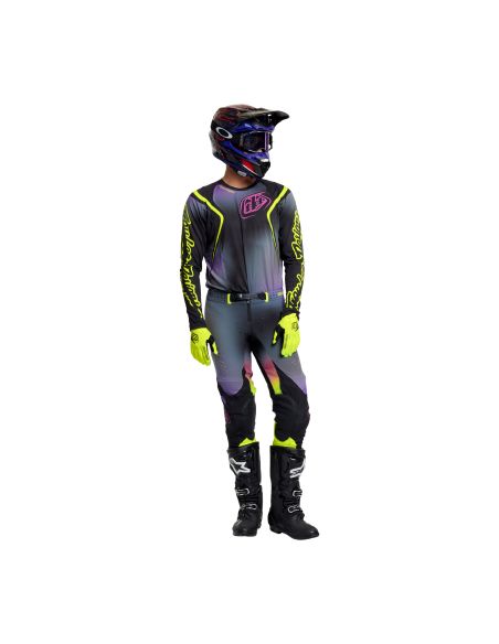 Tenue cross Troy Lee Designs 2027 SE Pro Wander - Noir Violet néon