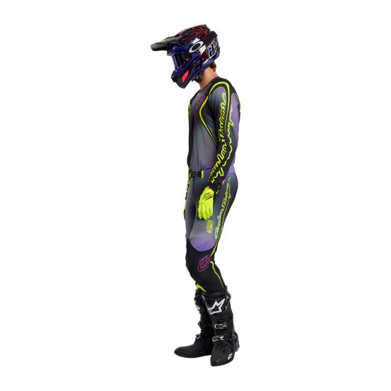 Tenue cross Troy Lee Designs 2027 SE Pro Wander - Noir Violet néon