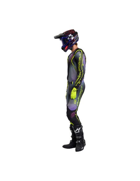Tenue cross Troy Lee Designs 2027 SE Pro Wander - Noir Violet néon