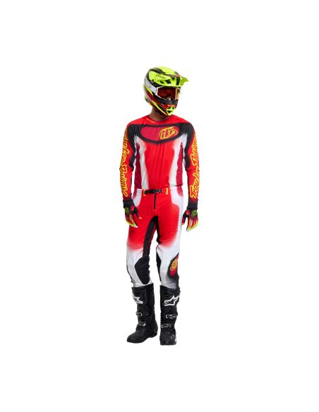 Tenue cross Troy Lee Designs 2027 SE Pro Illusion - Rouge Noir