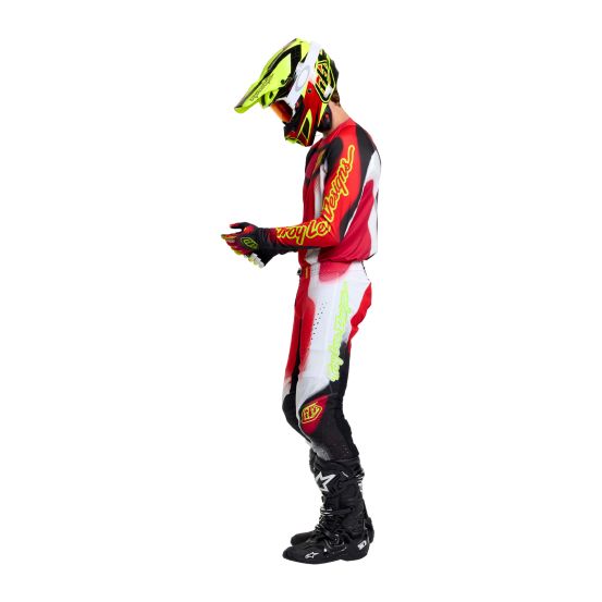 Tenue cross Troy Lee Designs 2027 SE Pro Illusion - Rouge Noir