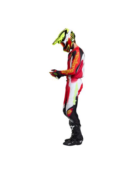 Tenue cross Troy Lee Designs 2027 SE Pro Illusion - Rouge Noir