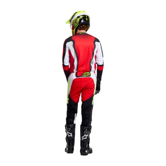 Tenue cross Troy Lee Designs 2027 SE Pro Illusion - Rouge Noir