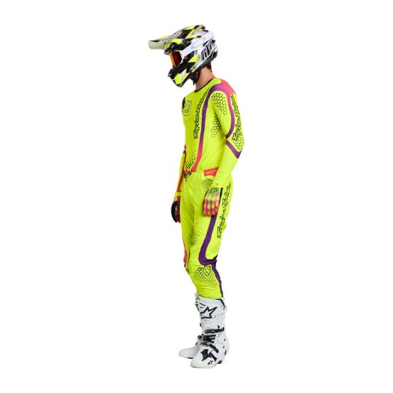 Tenue cross Troy Lee Designs 2027 SE Ultra Aura - Jaune fluo