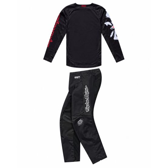 Tenue cross enfant Troy Lee Designs 2027 GP Pro Cyclops - Noir Rouge néon