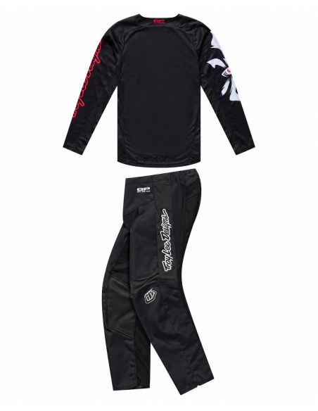 Tenue cross enfant Troy Lee Designs 2027 GP Pro Cyclops - Noir Rouge néon