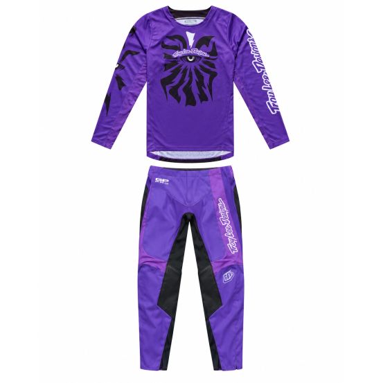 Tenue cross enfant Troy Lee Designs 2027 GP Pro Cyclops - Violet néon