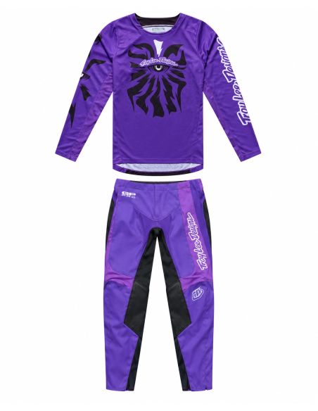 Tenue cross enfant Troy Lee Designs 2027 GP Pro Cyclops - Violet néon