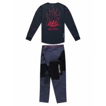 Tenue cross Troy Lee Designs 2027 Ruckus Offroad Flamz - Carbone 2