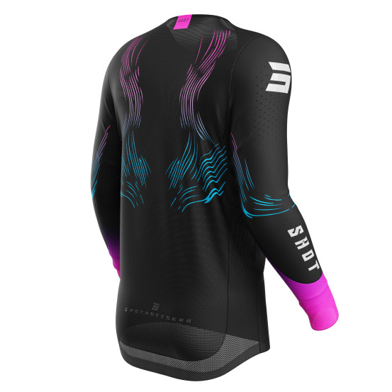 Maillot cross Shot 2027 Aerolite Volt - Rose