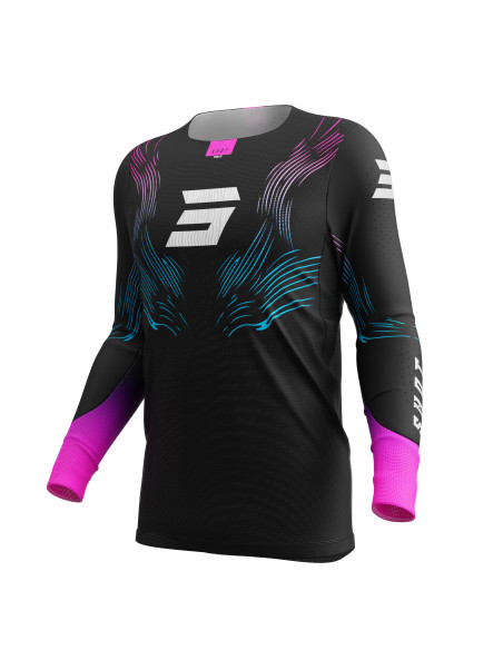 Maillot cross Shot 2027 Aerolite Volt - Rose
