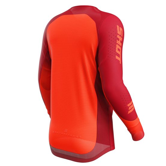 Maillot cross Shot 2027 Aerolite Phase - Rouge