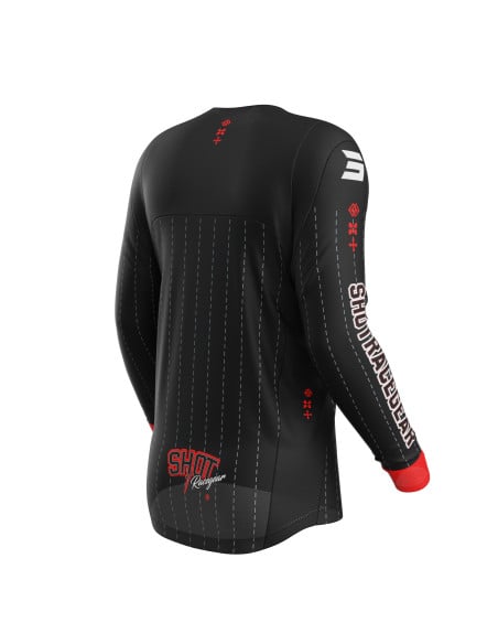 Maillot cross Shot 2027 Contact Dawg - Noir
