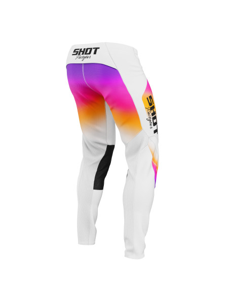Pantalon cross Shot 2027 Contact Stream - Blanc