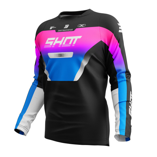 Maillot cross Shot 2027 Devo Struck - Rose