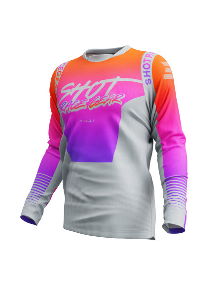 Maillot cross Shot 2027 Devo Montana - Violet