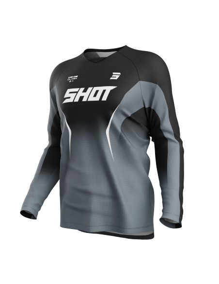 Maillot cross Shot 2027 Draw Clash - Noir