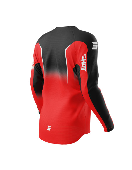 Maillot cross Shot 2027 Draw Clash - Rouge