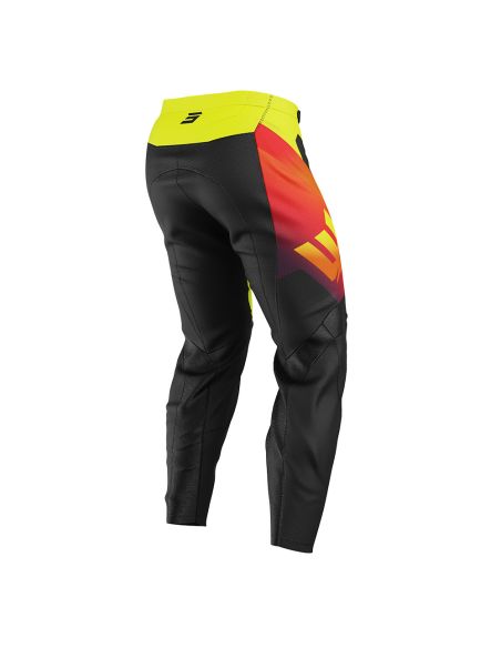 Pantalon cross enfant Shot 2027 Draw Rocket - Jaune Fluo