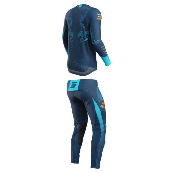 Tenue cross Shot 2027 Aerolite Volt - Bleu
