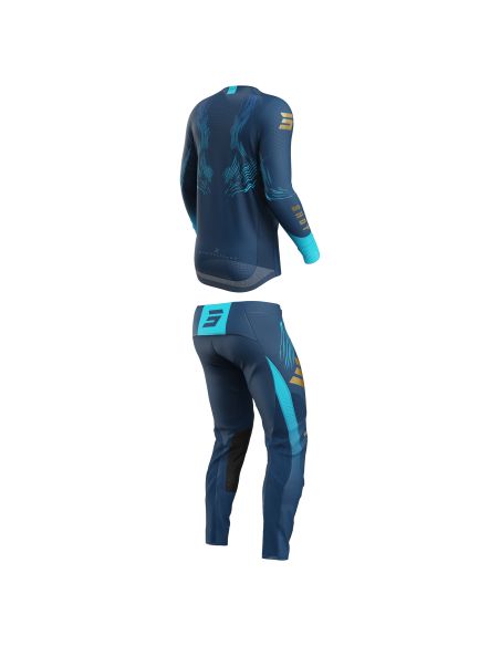 Tenue cross Shot 2027 Aerolite Volt - Bleu