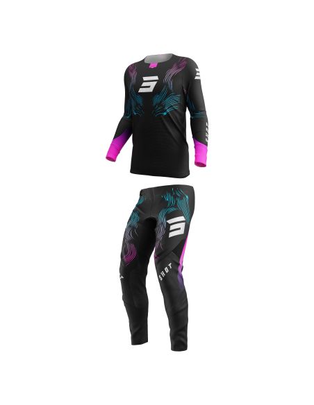 Tenue cross Shot 2027 Aerolite Volt - Rose