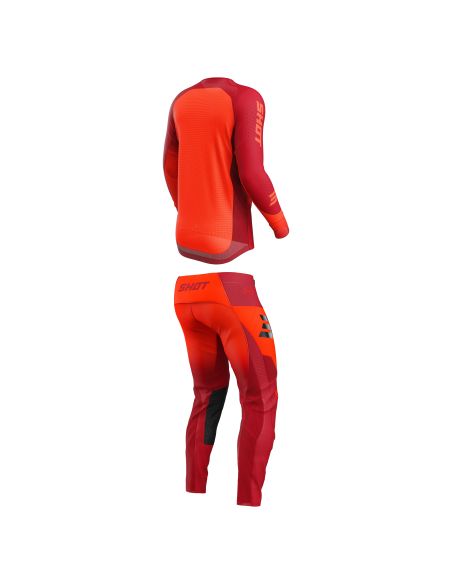 Tenue cross Shot 2027 Aerolite Phase - Rouge