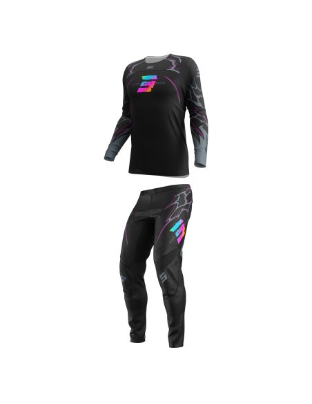 Tenue cross Shot 2027 Contact Rac - Noir