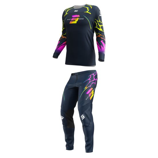 Tenue cross Shot 2027 Contact Rac - Bleu