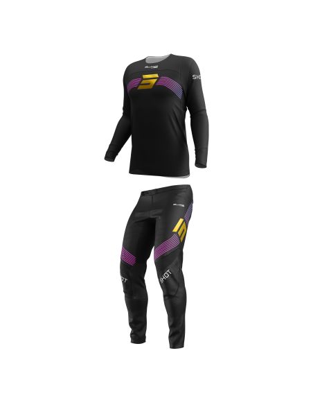 Tenue cross Shot 2027 Contact Kicker - Noir