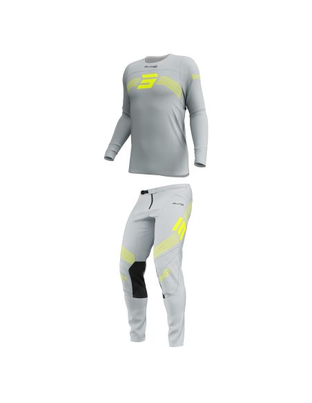 Tenue cross Shot 2027 Contact Kicker - Gris