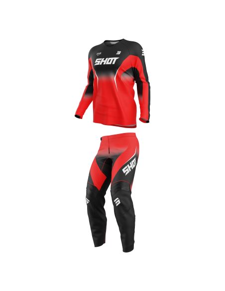 Tenue cross Shot 2027 Draw Clash - Rouge