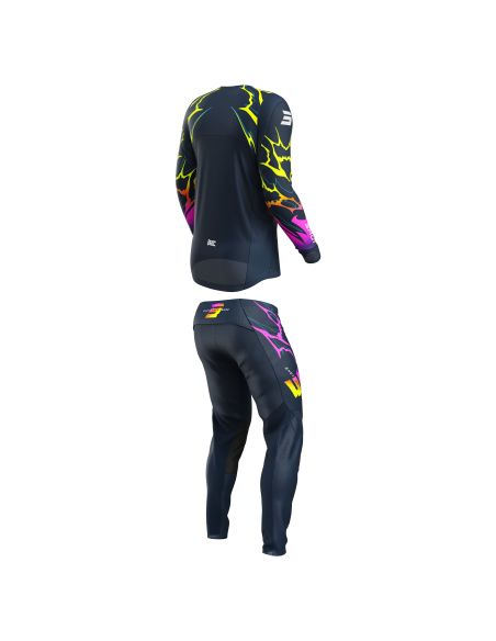 Tenue cross enfant Shot 2027 Contact Rac - Bleu