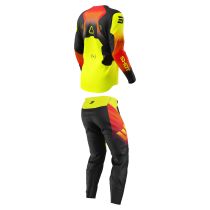 Tenue cross enfant Shot 2027 Draw Rocket - Jaune Fluo 2