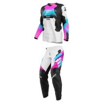 Tenue cross enfant Shot 2027 Draw Rocket - Rose