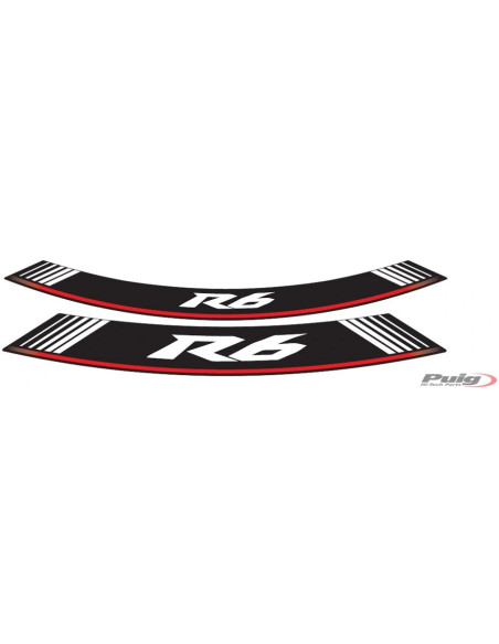Liserets de jantes PUIG spéciaux R6 - YAMAHA YZF-R6 2003-2017 - YZF-R6 RACE 2021-2024