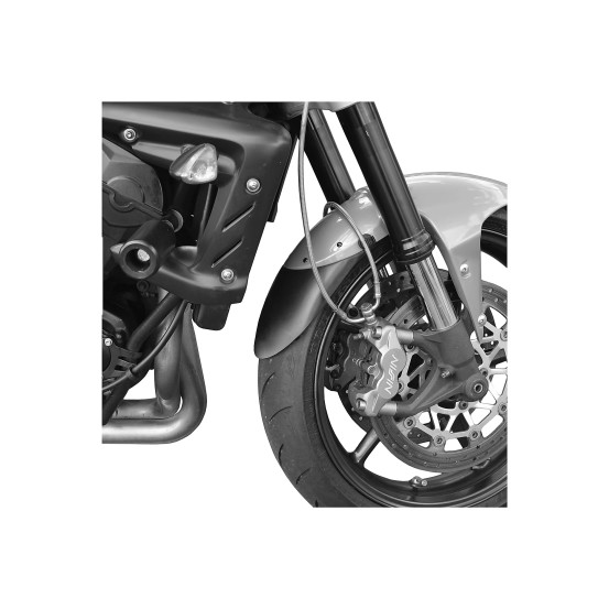 Extension PUIG garde boue avant - TRIUMPH DAYTONA 675 2006-2011 - DAYTONA 675 R 2011 - STREET TRIPLE 675 R 2009-2011
