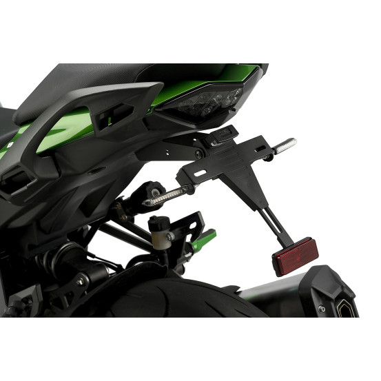Support de plaque PUIG - KAWASAKI NINJA 1000 SX 2020-2024 - Z1000SX / Z1000SX TOURER 2011-2019