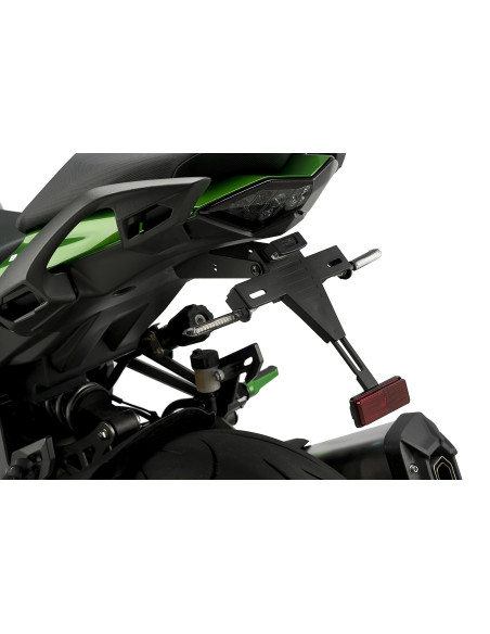 Support de plaque PUIG - KAWASAKI NINJA 1000 SX 2020-2024 - Z1000SX / Z1000SX TOURER 2011-2019