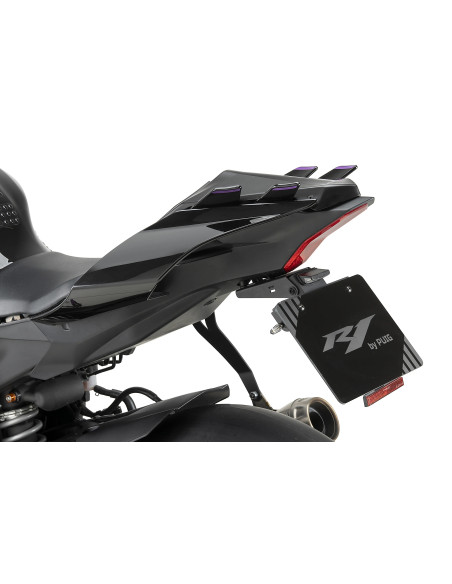 Support de plaque PUIG - YAMAHA YZF-R1 2015-2025 - YZF-R1 RACE 2024-2026 - YZF-R1M 2016-2024