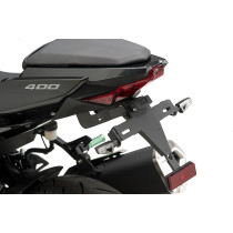 Support de plaque PUIG - KAWASAKI NINJA 400 2018-2024 - NINJA E-1 2024-2026 - Z E-1 2025-2026 - Z400 2019-2024