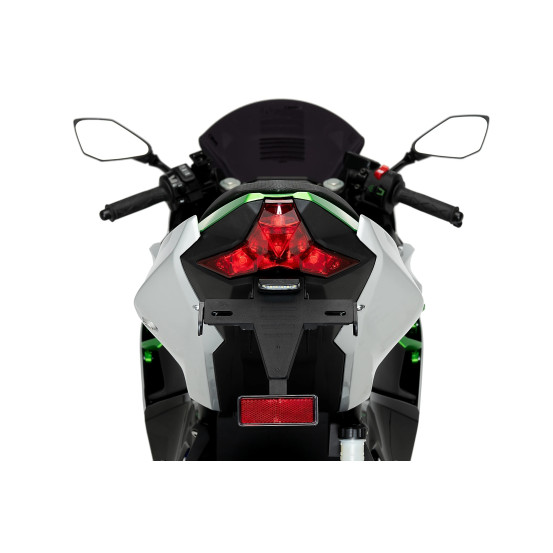 Support de plaque PUIG - KAWASAKI NINJA 400 2018-2024 - NINJA E-1 2024-2026 - Z E-1 2025-2026 - Z400 2019-2024