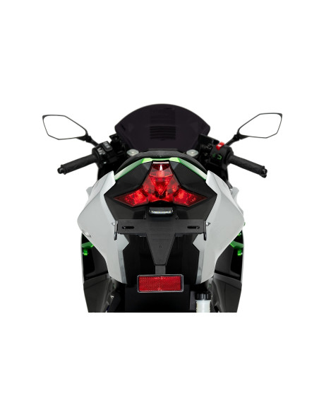 Support de plaque PUIG - KAWASAKI NINJA 400 2018-2024 - NINJA E-1 2024-2026 - Z E-1 2025-2026 - Z400 2019-2024