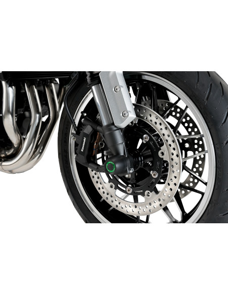 Tampons de protection PUIG 20101 de fourche PHB19 - KAWASAKI