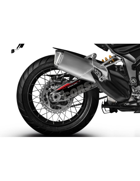 Kit adhesifs PUIG protecteur de bras oscillant - DUCATI MULTISTRADA 1200 ENDURO 2016-2018 - MULTISTRADA 1260 ENDURO 2019-2020