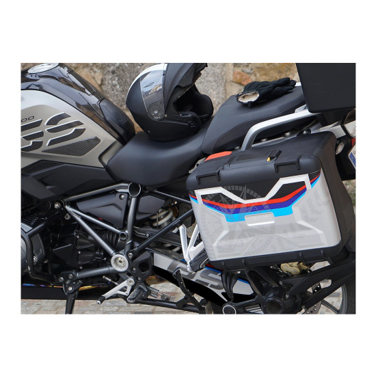 Kit adhesifs PUIG Valise latérale Adventure Navigator K25 BMW - BMW