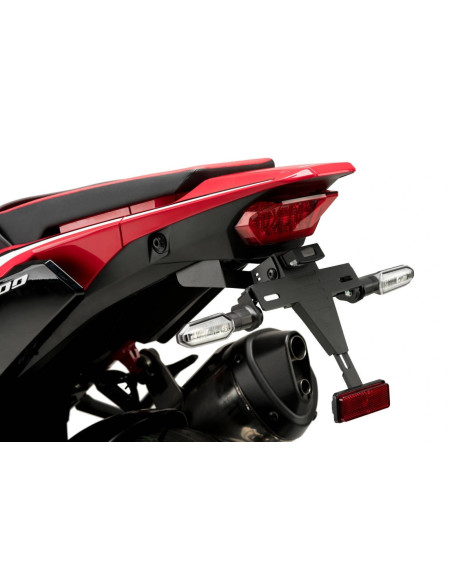 Support de plaque PUIG - HONDA CRF1100L AFRICA TWIN / CRF1100L AFRICA TWIN ADVENTURE SPORTS 2020-2026