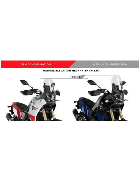 Système de reglage PUIG MEM de hauteur de bulle - YAMAHA